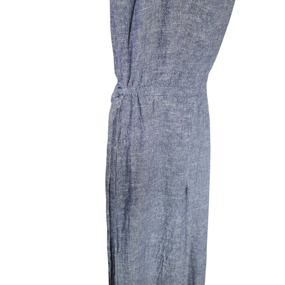 Max Studio Indigo Sleeveless Jumpsuit - Picture 6 of 9